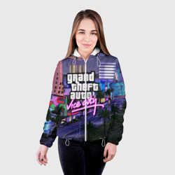 Женская куртка 3D Grand Theft Auto Vice City - фото 2