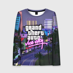 Женский лонгслив 3D Grand Theft Auto Vice City