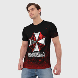 Мужская футболка 3D Umbrella Corp - фото 2
