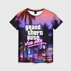 Женская футболка 3D Grand Theft Auto Vice City