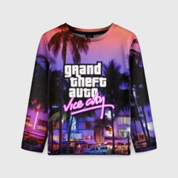 Детский лонгслив 3D Grand Theft Auto Vice City