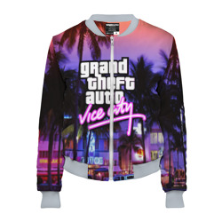 Женский бомбер 3D Grand Theft Auto Vice City