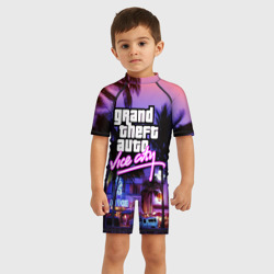Детский купальный костюм 3D Grand Theft Auto Vice City - фото 2