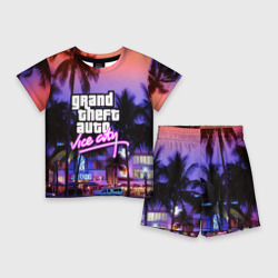 Детский костюм с шортами 3D Grand Theft Auto Vice City