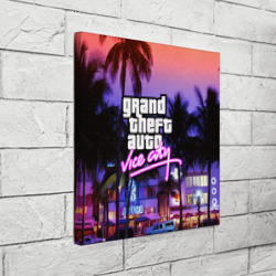 Холст квадратный Grand Theft Auto Vice City - фото 2