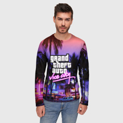 Мужской лонгслив 3D Grand Theft Auto Vice City - фото 2