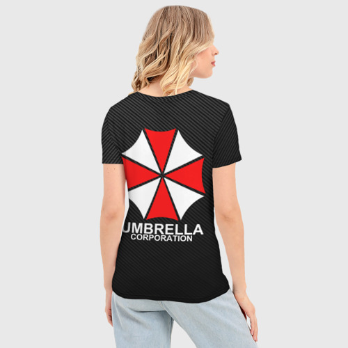 Женская футболка 3D Slim Umbrella Corp Амбрелла Корп, цвет 3D печать - фото 4