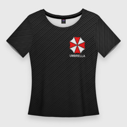 Женская футболка 3D Slim Umbrella Corp Амбрелла Корп