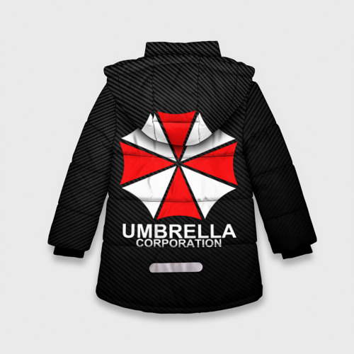 Зимняя куртка для девочек 3D Umbrella Corp Амбрелла Корп, цвет красный - фото 2