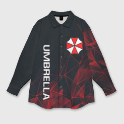 Женская рубашка oversize 3D Umbrella Corp Амбрелла Корп