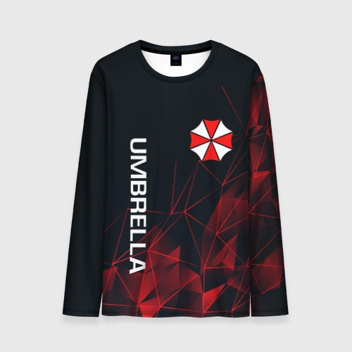 Мужской лонгслив 3D Umbrella Corp Амбрелла Корп
