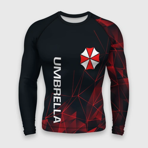Мужской рашгард 3D Umbrella Corp Амбрелла Корп