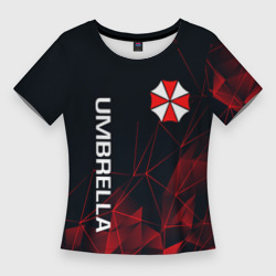 Женская футболка 3D Slim Umbrella Corp Амбрелла Корп