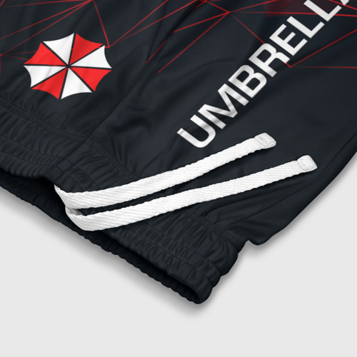 Детские спортивные шорты 3D Umbrella Corp Амбрелла Корп, цвет 3D печать - фото 6