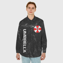 Мужская рубашка oversize 3D Umbrella Corp - фото 2