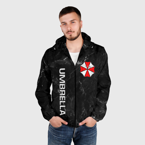 Мужская ветровка 3D Umbrella Corp, цвет черный - фото 3