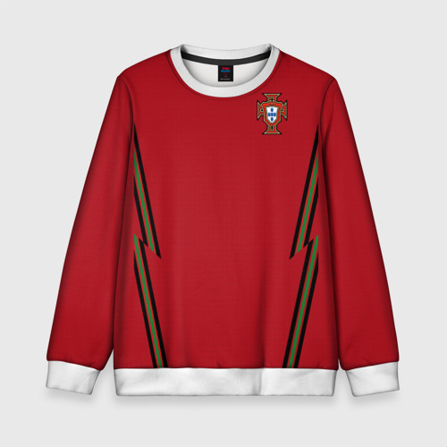 Детский свитшот 3D Portugal home EURO 2020, цвет 3D печать