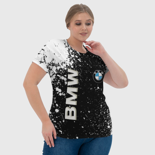 Женская футболка 3D с принтом BMW, фото #4