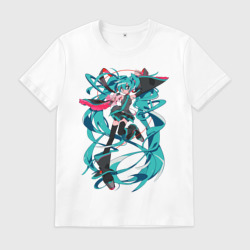 Мужская футболка хлопок Hatsune Miku Expo