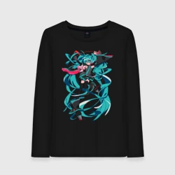 Женский лонгслив хлопок Hatsune Miku Expo