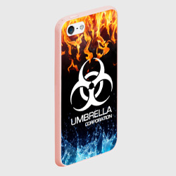 Чехол для iPhone 5/5S матовый Umbrella corporation - фото 2