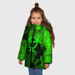 Зимняя куртка для девочек 3D Biohazard - фото 2