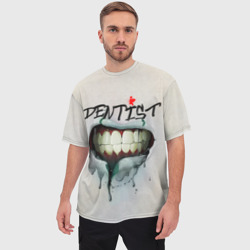 Мужская футболка oversize 3D Dentist - фото 2