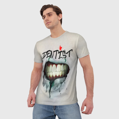 Мужская футболка 3D Dentist, цвет 3D печать - фото 3