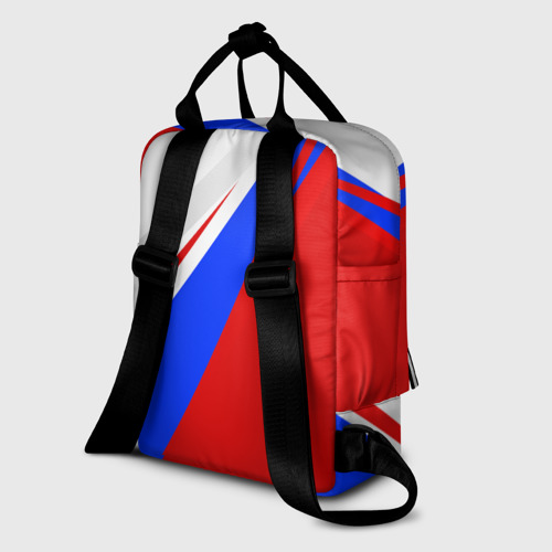 Женский рюкзак 3D с принтом Россия, вид сзади #1