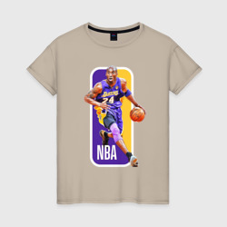 Женская футболка хлопок NBA Kobe Bryant