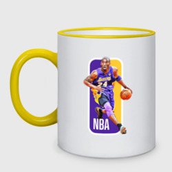 Кружка двухцветная NBA Kobe Bryant