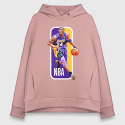 Женское худи Oversize хлопок NBA Kobe Bryant
