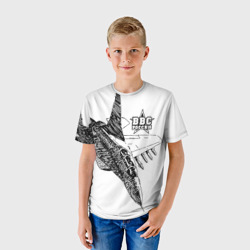 Детская футболка 3D ВВС России - фото 2