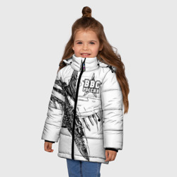 Зимняя куртка для девочек 3D ВВС России - фото 2