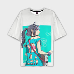 Мужская футболка oversize 3D Ibuki Mioda