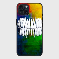 Чехол силиконовый для Apple iPhone 15 матовый Dentist