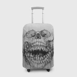 Чехол для чемодана 3D Dentist skull