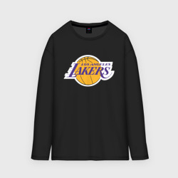 Мужской лонгслив oversize хлопок USA LA lakers