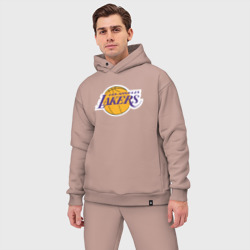 Мужской костюм oversize хлопок USA LA lakers - фото 2