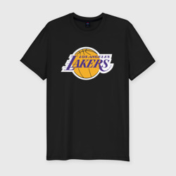 Мужская футболка хлопок Slim USA LA lakers