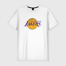 Мужская футболка хлопок Slim USA LA lakers