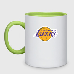 Кружка двухцветная USA LA lakers