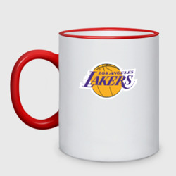 Кружка двухцветная USA LA lakers