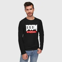 Мужской лонгслив хлопок Doom Дум - фото 2