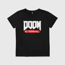 Детская футболка хлопок Doom Дум