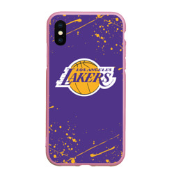 Чехол для iPhone XS Max матовый LA Lakers