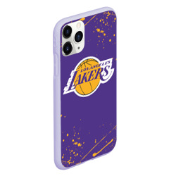 Чехол для iPhone 11 Pro матовый LA Lakers - фото 2