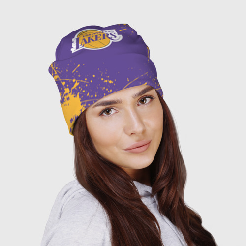 Шапка 3D LA Lakers - фото 3