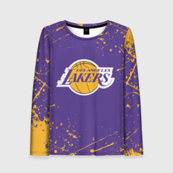 Женский лонгслив 3D LA Lakers