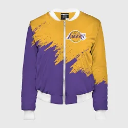 Женский бомбер 3D LA Lakers Лейкерс
